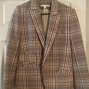 Veronica Beard Fuller Houdstooth Dickey Jacket
